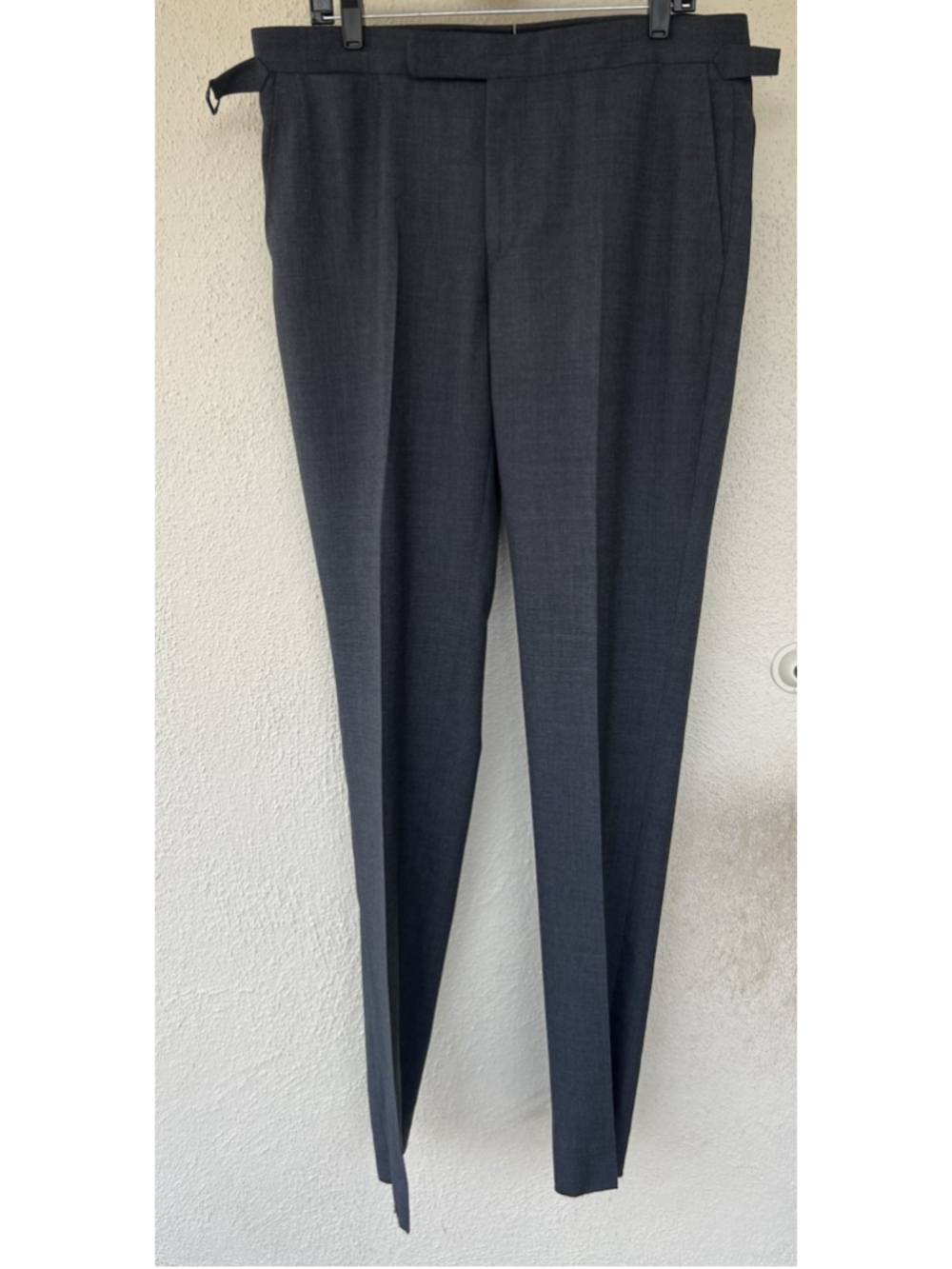 Polo Ralph Lauren Gray Wool Dress Pants Side Tab Twill Size 36 Business Casual